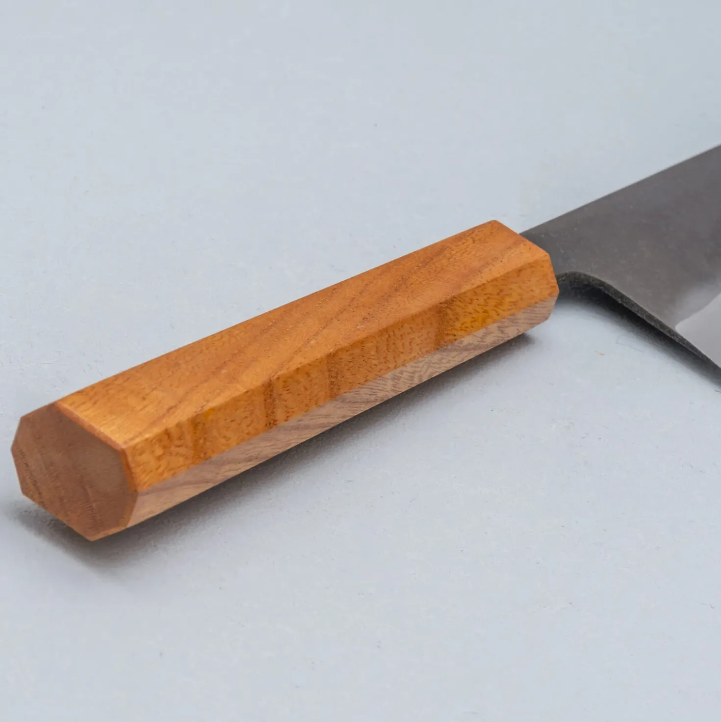 Shiro Kamo Aogami Super Kurouchi Zelkova Gyuto 21 cm
