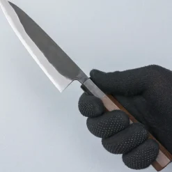 Shiro Kamo Aogami Super Walnut Petty 15 cm
