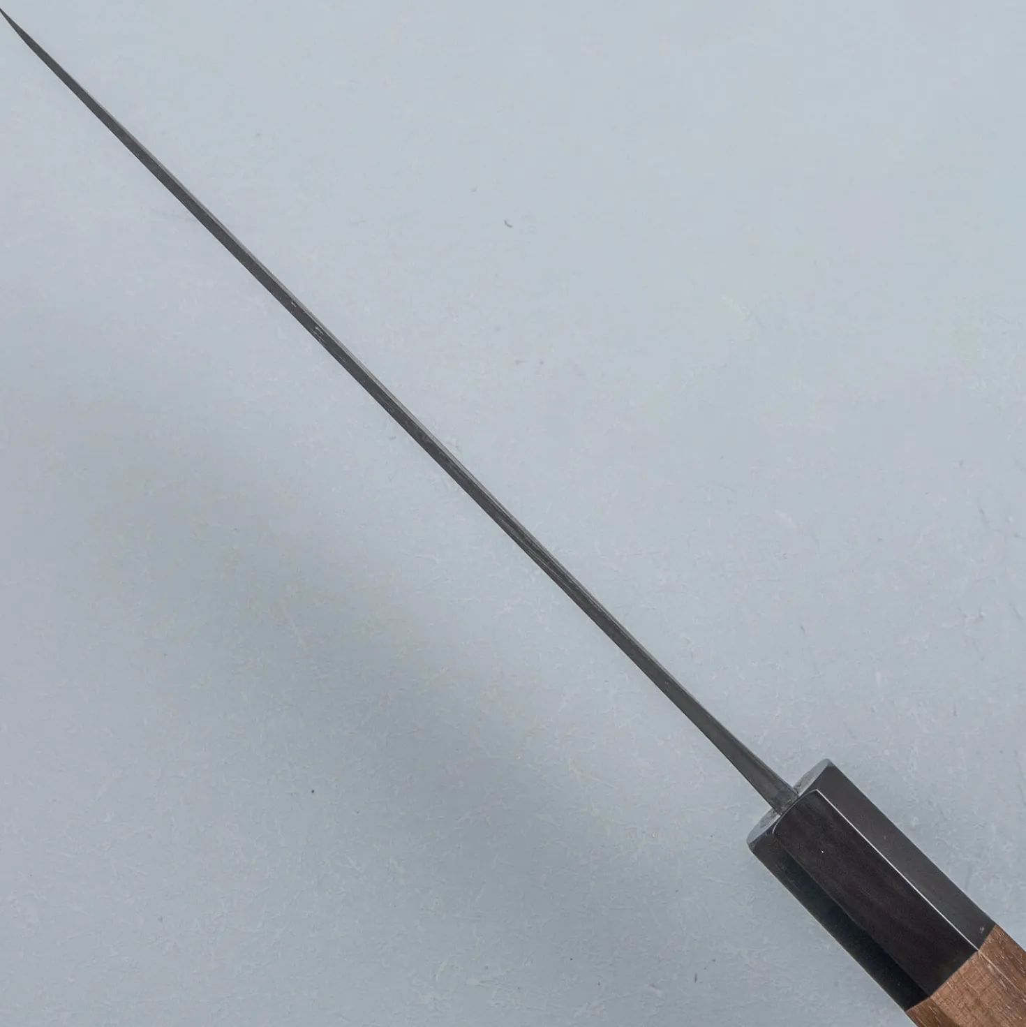 Shiro Kamo Aogami Super Walnut Santoku