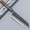 Shiro Kamo Aogami Super Walnut Bunka 17 cm