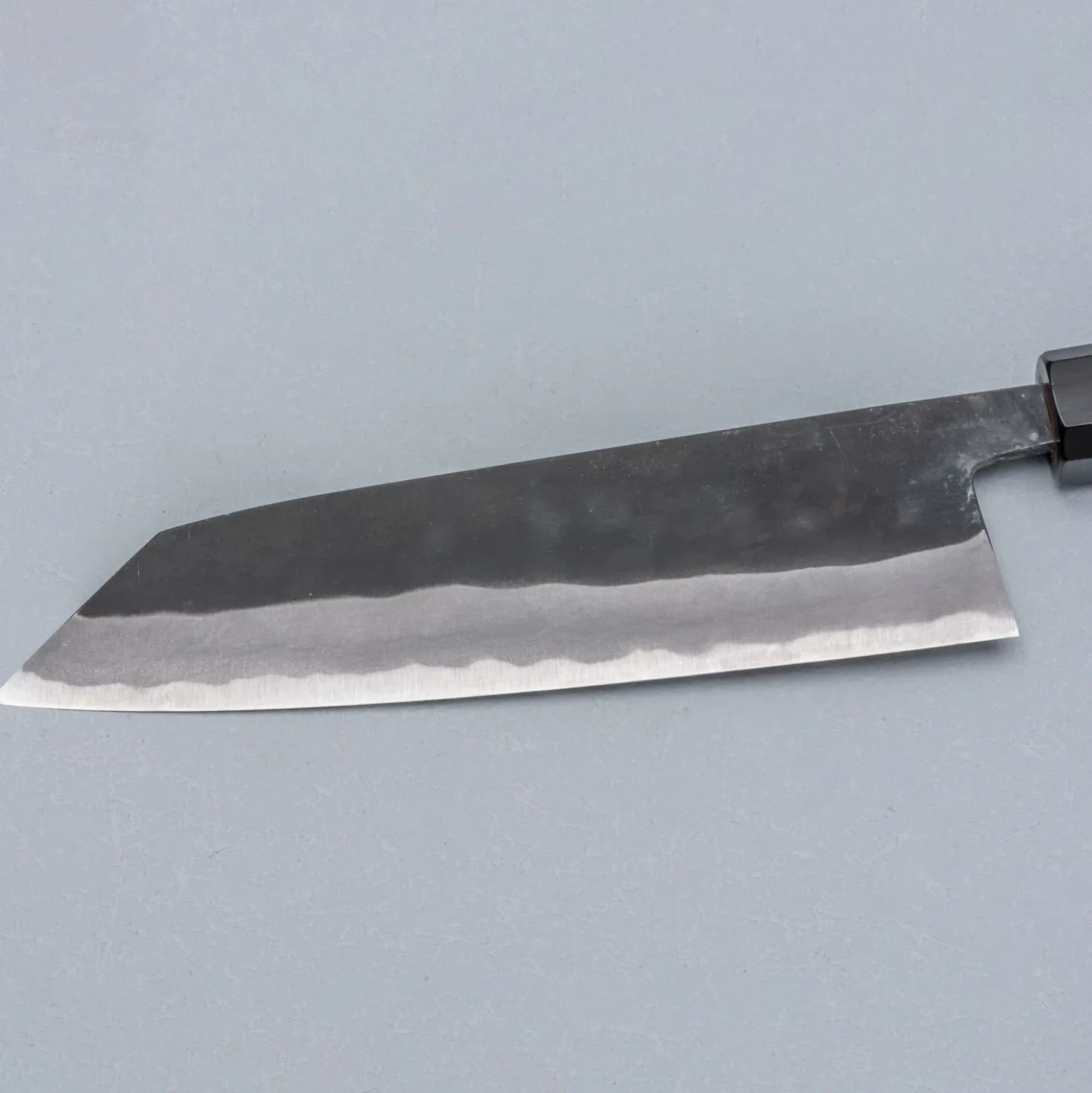 Shiro Kamo Aogami Super Walnut Bunka 17 cm