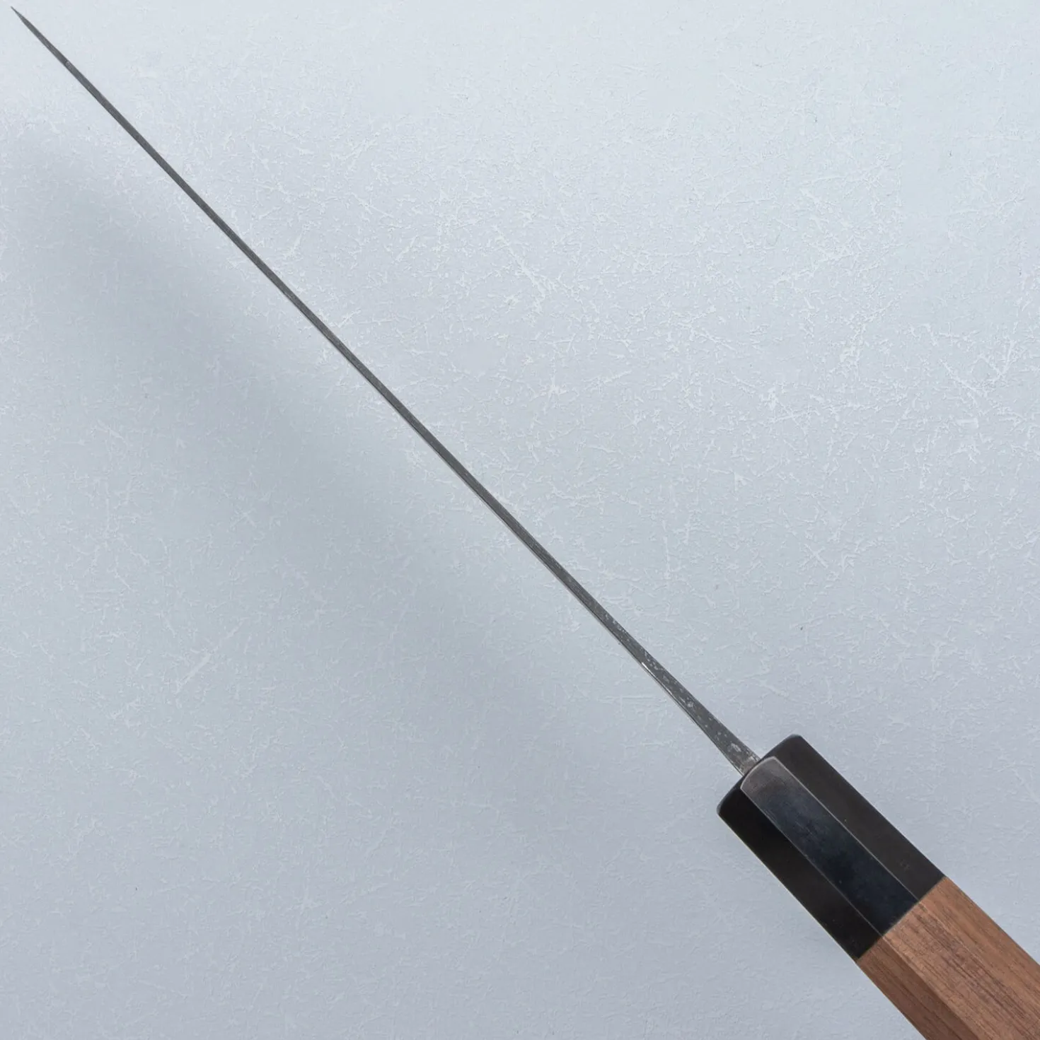 Shiro Kamo Aogami Super Walnut Kiritsuke 24 cm
