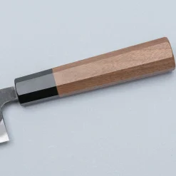 Shiro Kamo Aogami Super Walnut Kiritsuke 24 cm