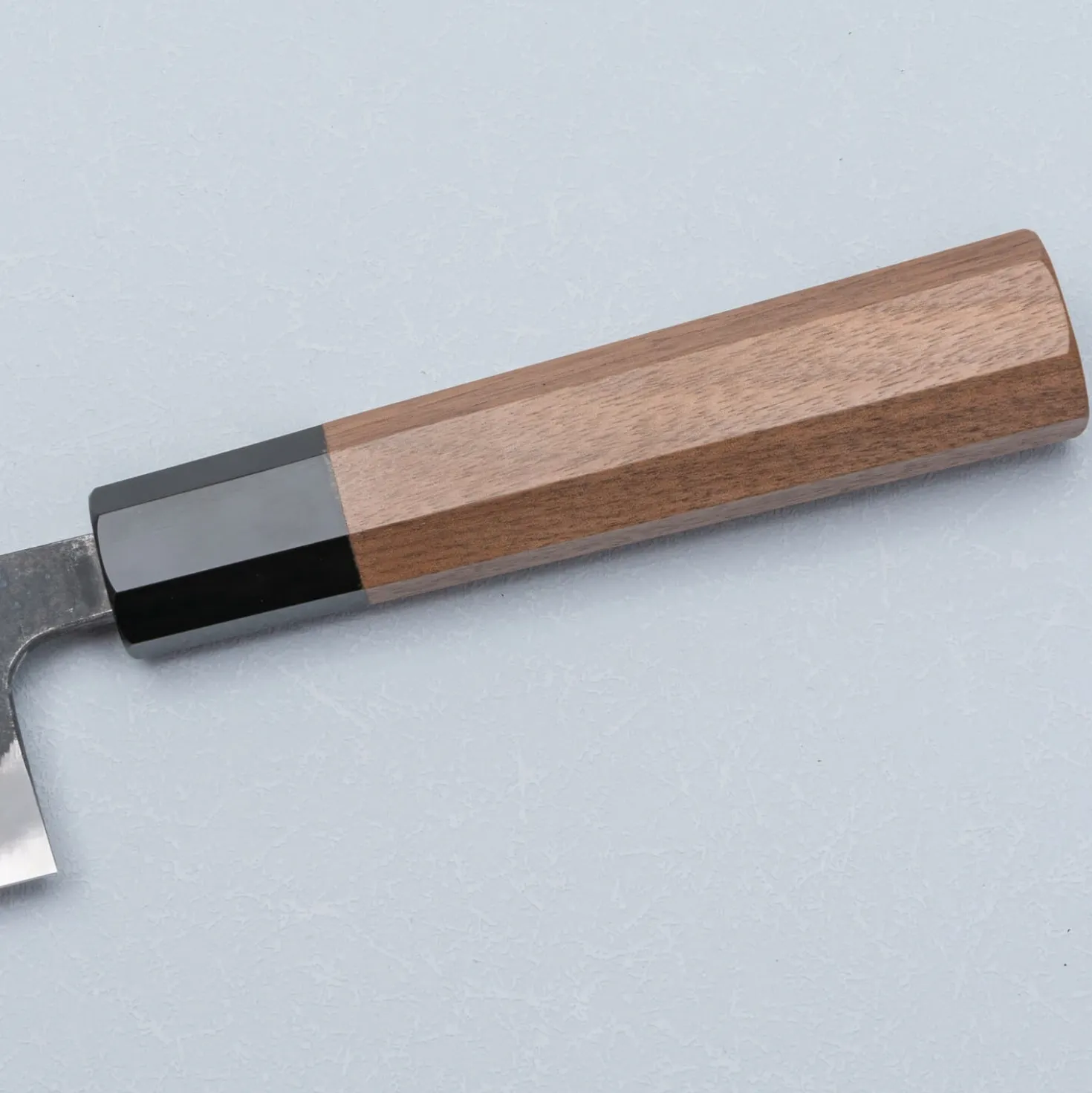 Shiro Kamo Aogami Super Walnut Kiritsuke 24 cm