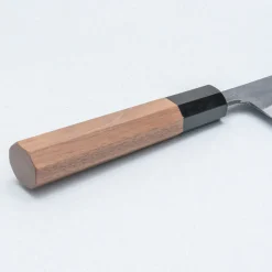 Shiro Kamo Aogami Super Walnut Kiritsuke 21 cm