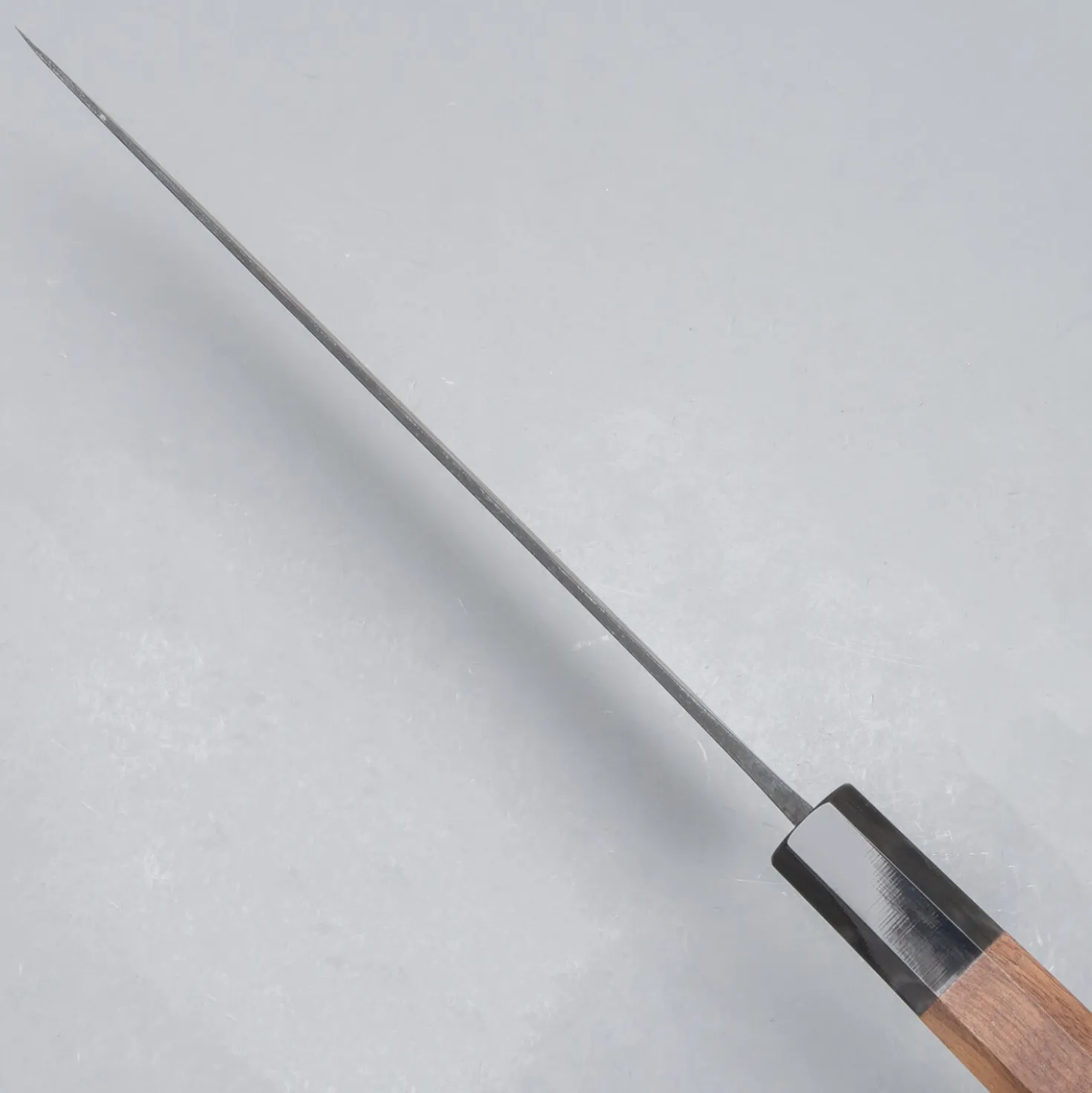Shiro Kamo Aogami Super Walnut Gyuto 21 cm