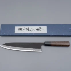 Shiro Kamo Aogami Super Wenge Gyuto 24 cm