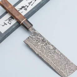 Shiro Kamo SG2 Damast Nakiri 16 cm