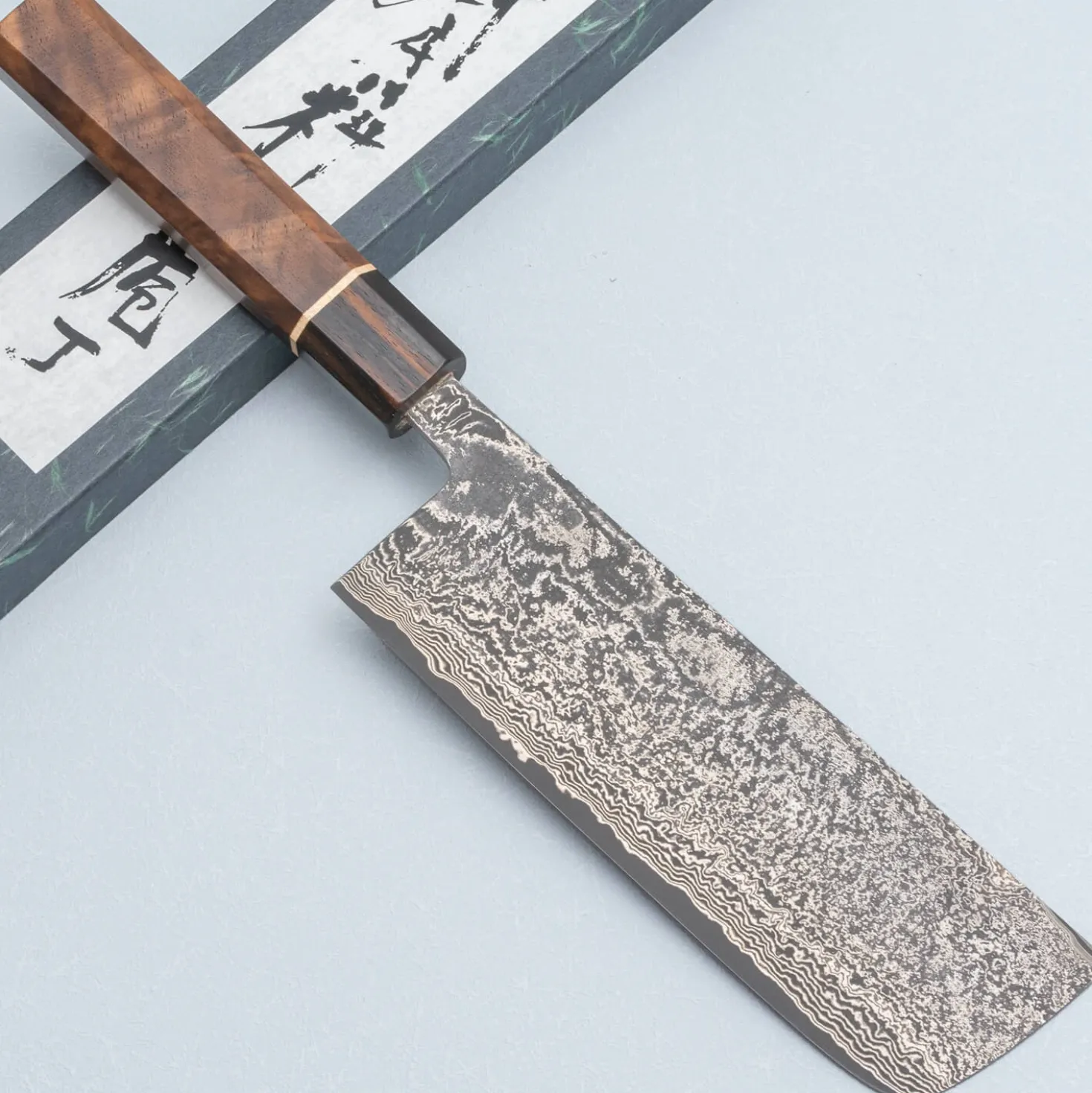 Shiro Kamo SG2 Damast Nakiri 16 cm