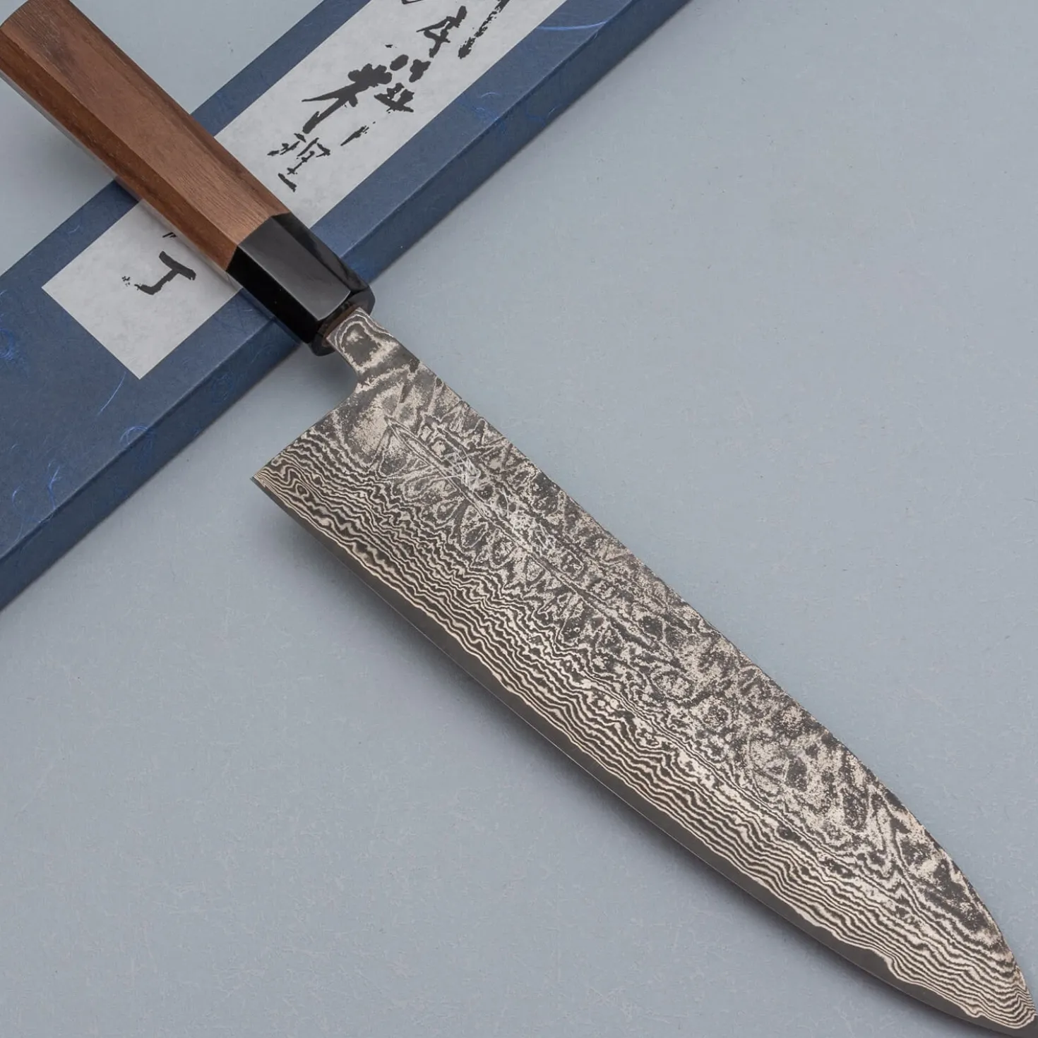 Shiro Kamo SG2 Damast Walnut Koksmes 24 cm