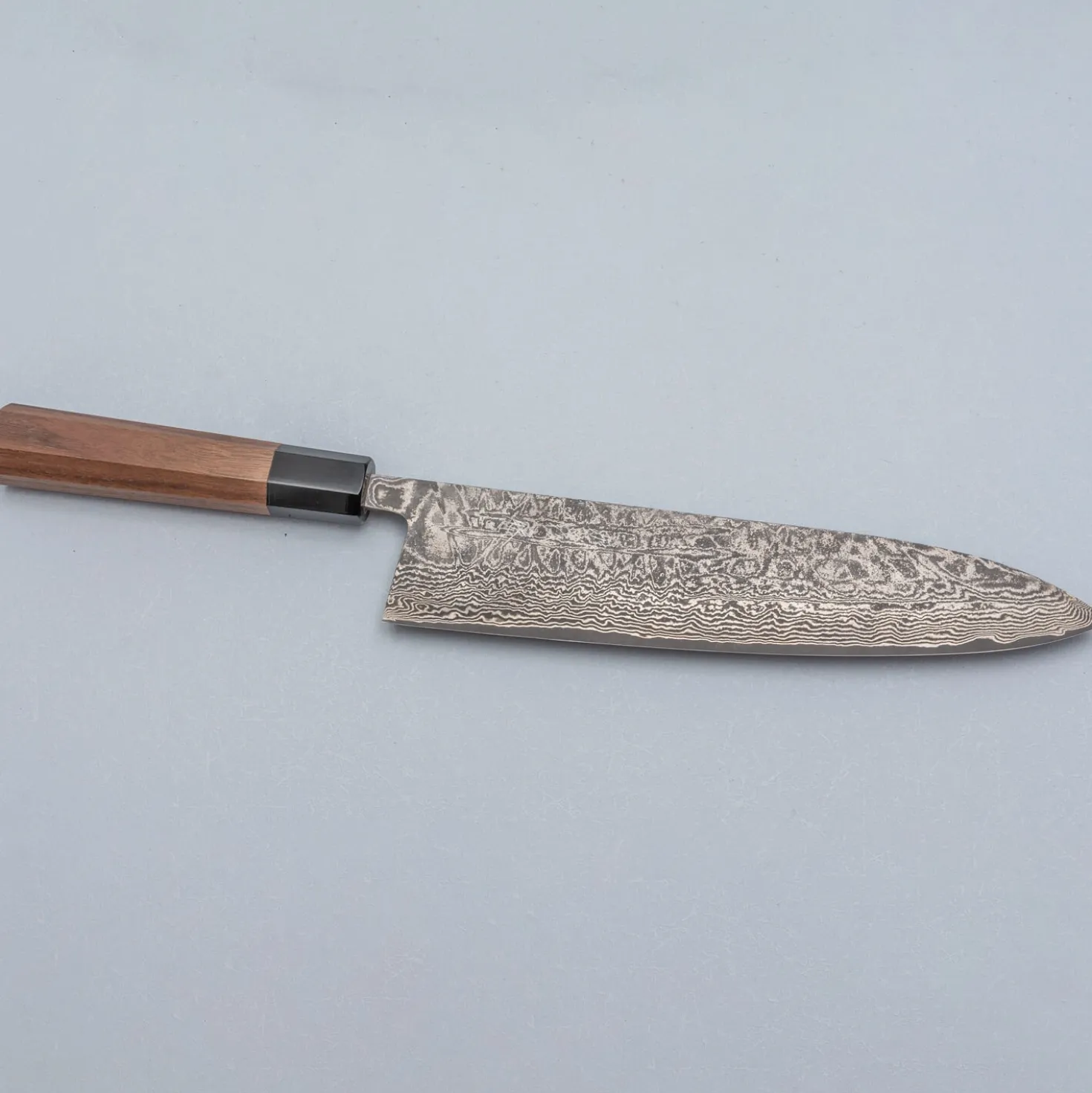 Shiro Kamo SG2 Damast Walnut Koksmes 24 cm