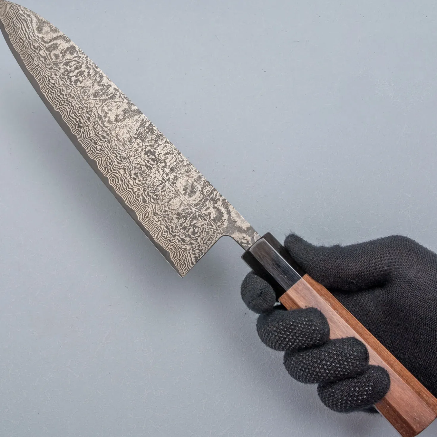 Shiro Kamo SG2 Damast Walnut Koksmes 24 cm