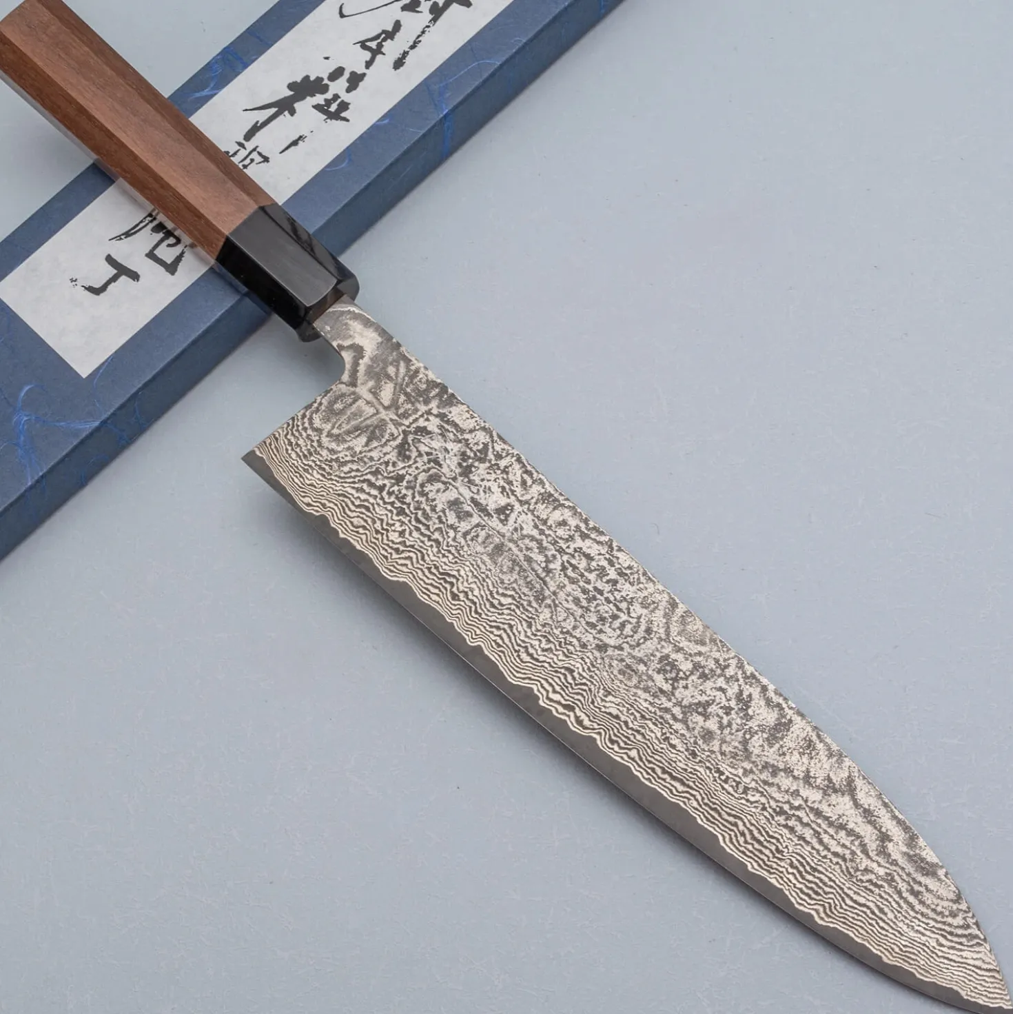 Shiro Kamo SG2 Damast Walnut Koksmes 24 cm