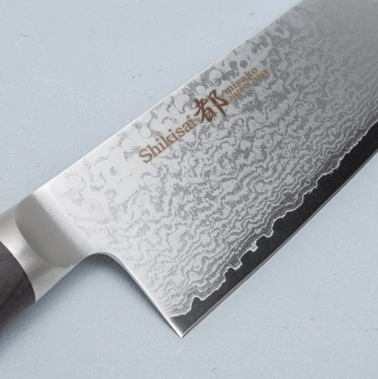 Shizu Miyako Damast Santoku 18 cm