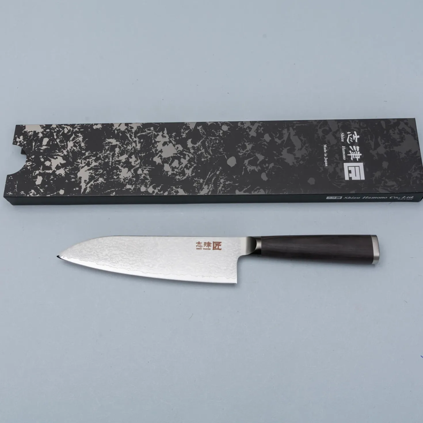 Shizu Miyako Damast Santoku 18 cm