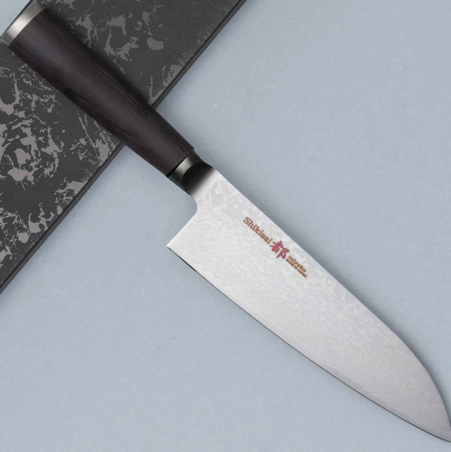 Shizu Miyako Damast Santoku 18 cm