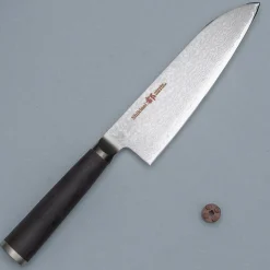 Shizu Miyako Damast Santoku 18 cm