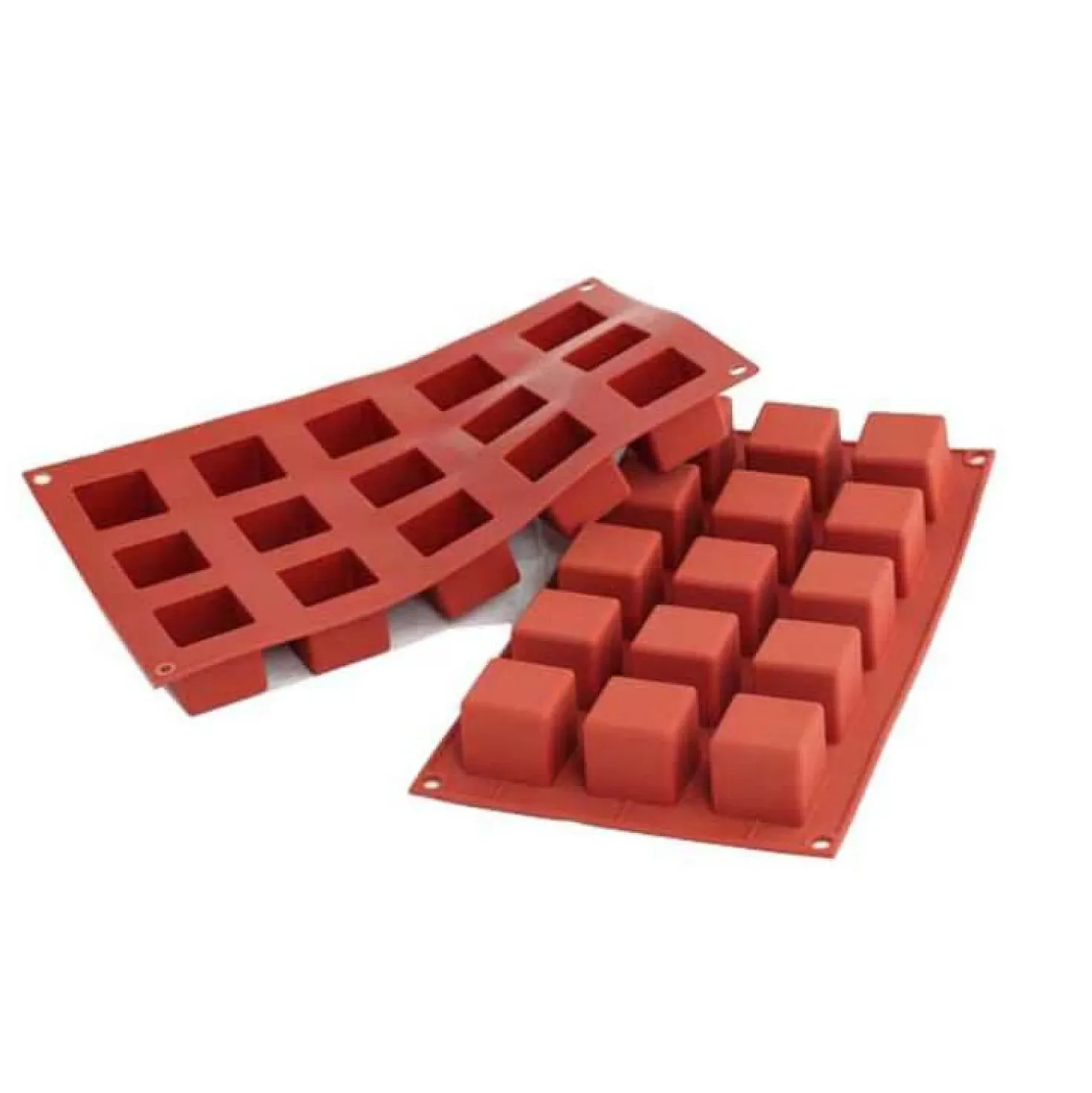 Silikomart Bakmat voor 15 Kubussen