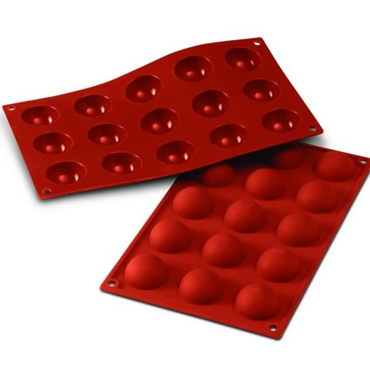 Silikomart Vorm Voor 15 Halve Bolletjes