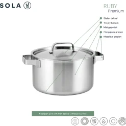 Sola Ruby Pannenset 4-delig
