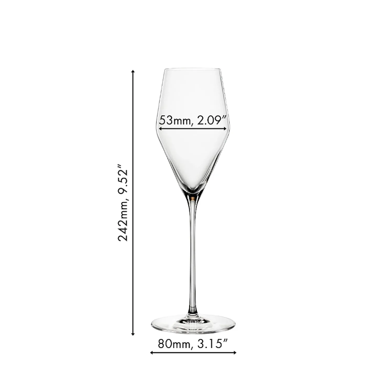 Spiegelau Definition Champagneglas 250 ml (2 stuks)