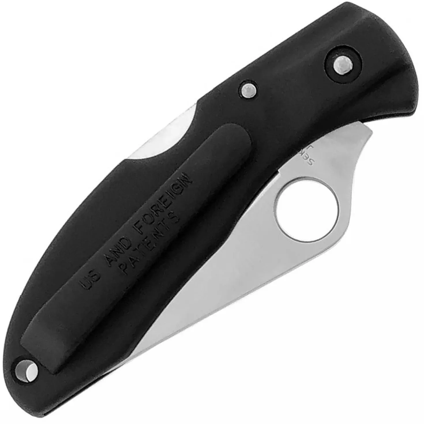 Spyderco Delica 4 Gekarteld Zakmes zwart C11SBK