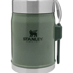 Stanley Adventure Vacuum Food Jar 400 ml + Spork Hammertone Green