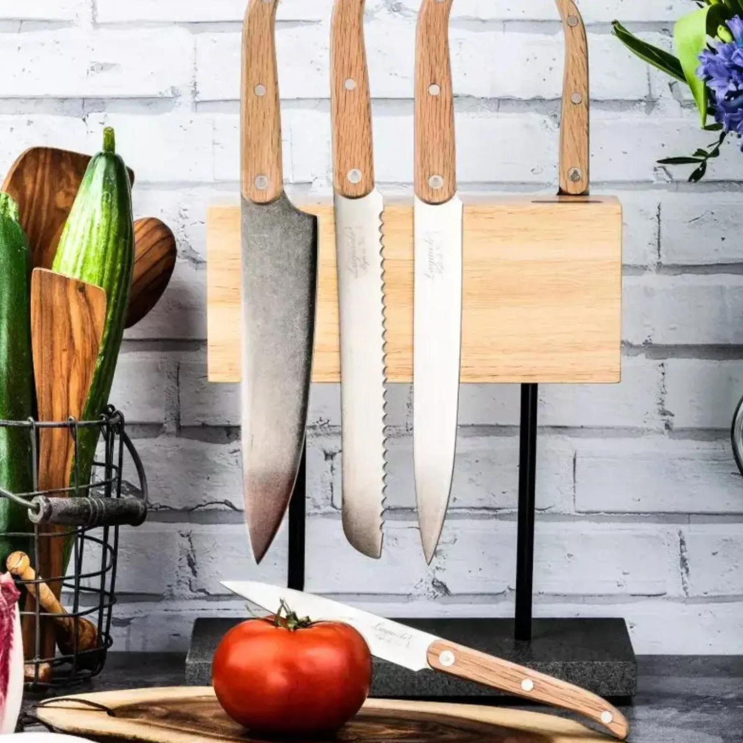 Style de Vie Magnetisch Messenblok Eikenhout