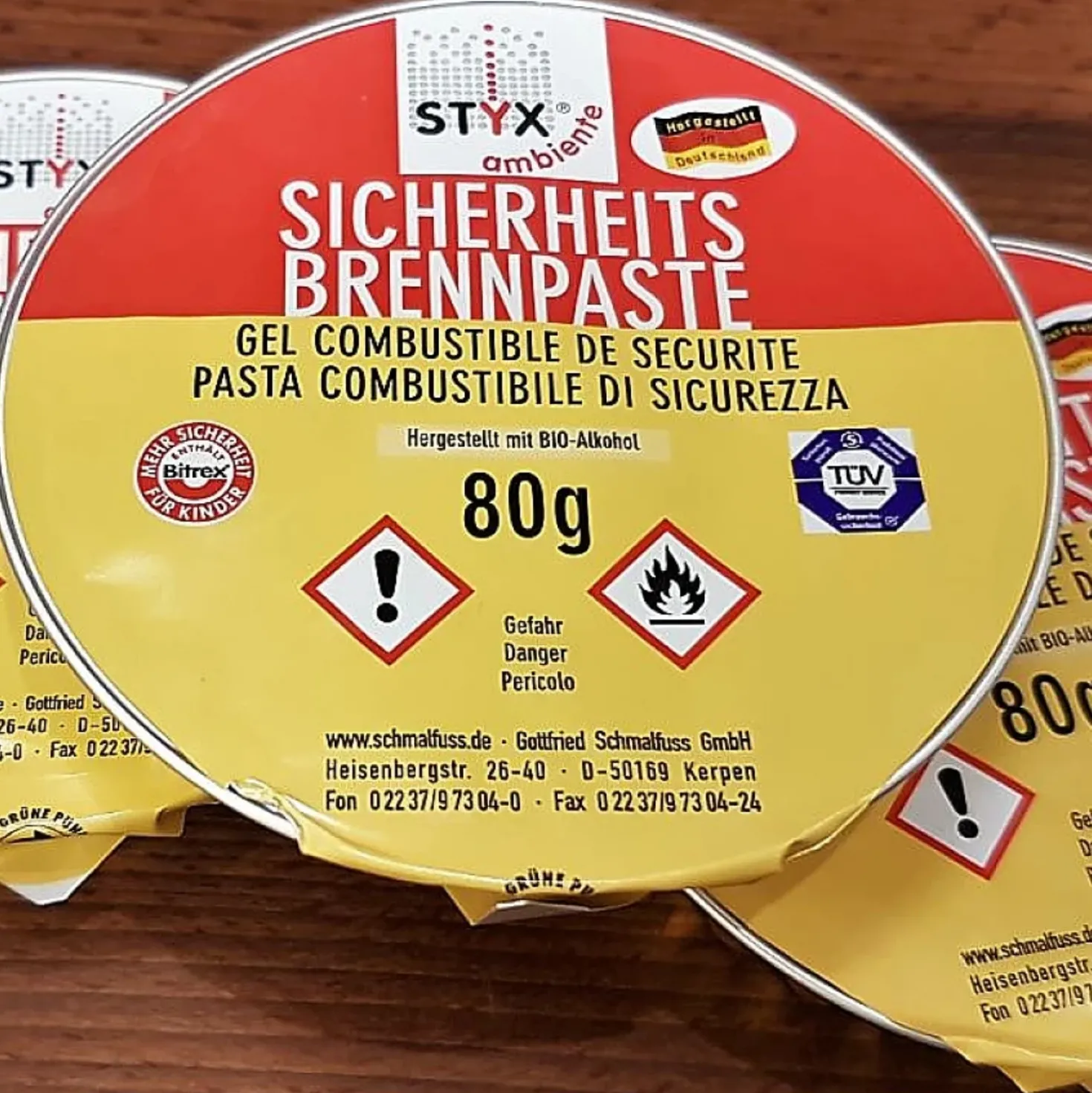 Styx Brandpasta voor Fondue