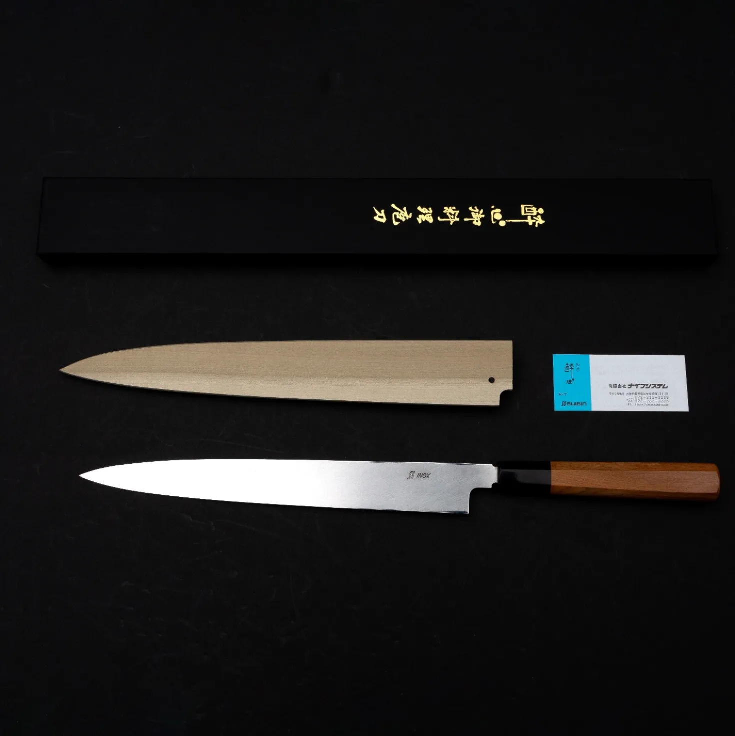 Suisin Inox Honyaki Yanagiba 27 cm + Saya