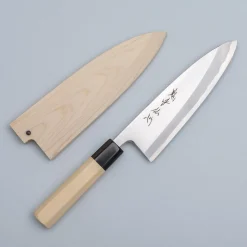 Suisin KisyuBussin Shirogami #2 Deba 19.5 cm + Saya
