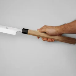 Suisin Yasukiko Shirogami #3 Maguro Knife 54 cm + Saya