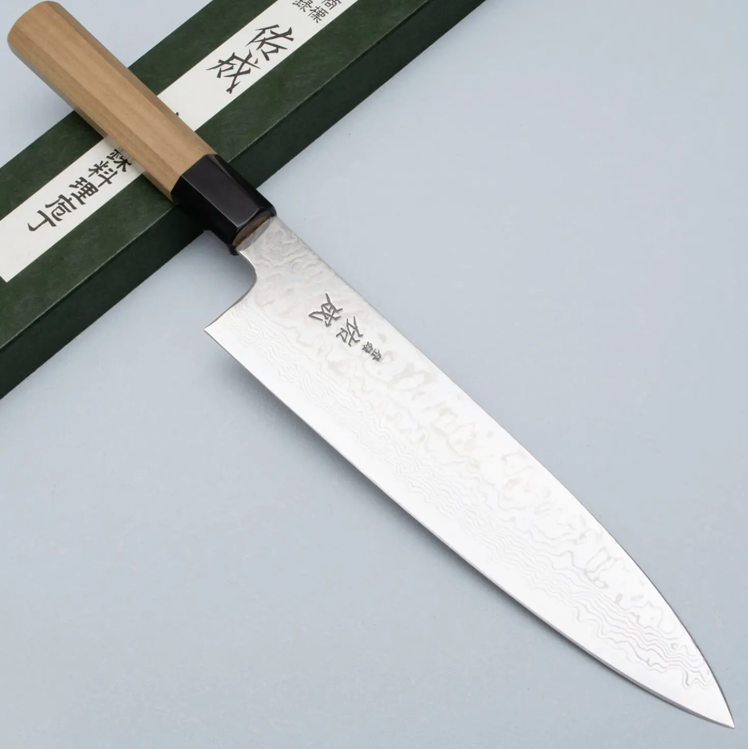 Sukenari Ginsan Damast Gyuto Magnolia 24 cm