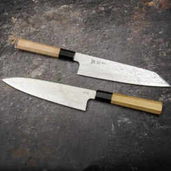 Sukenari Ginsan Damast Gyuto Magnolia 21 cm
