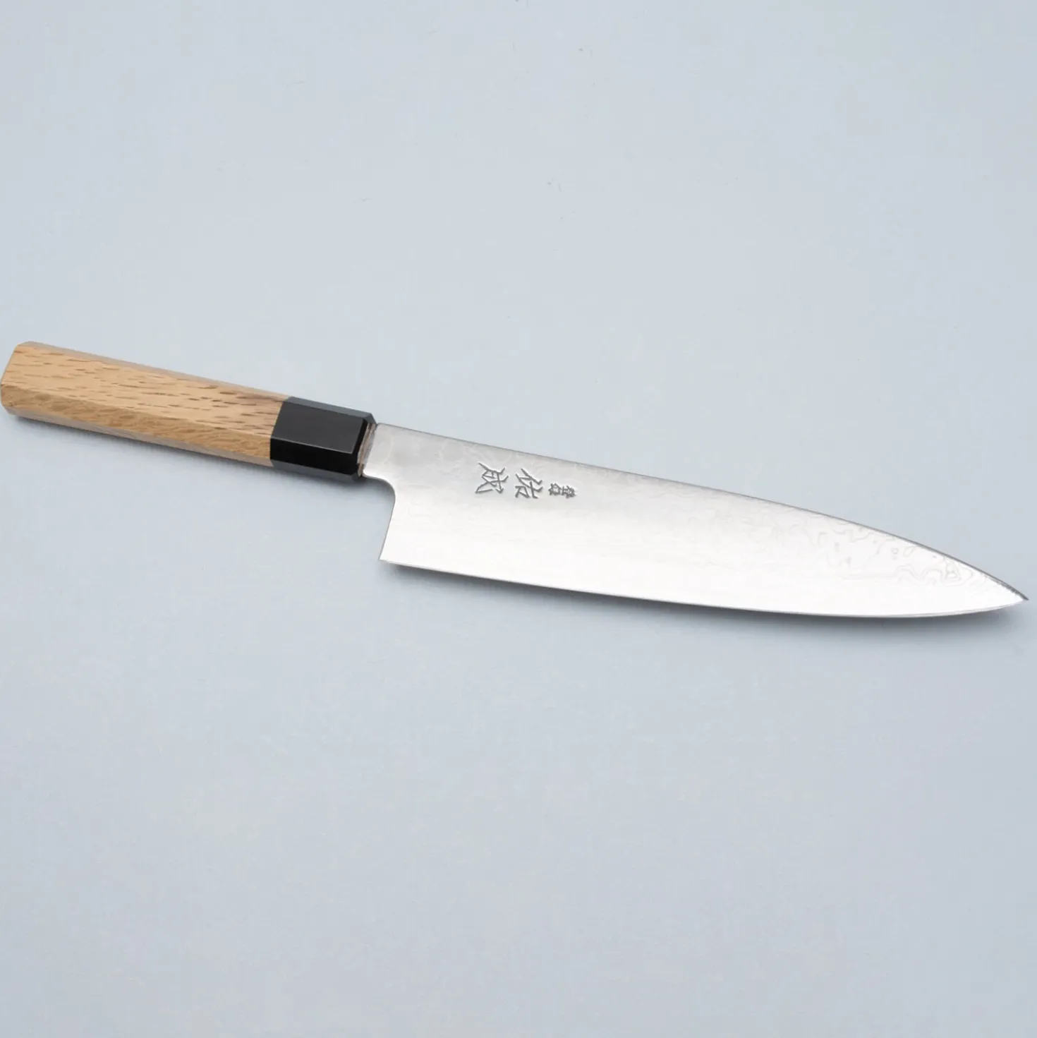 Sukenari SG-2 Damast Oak Gyuto 21 cm