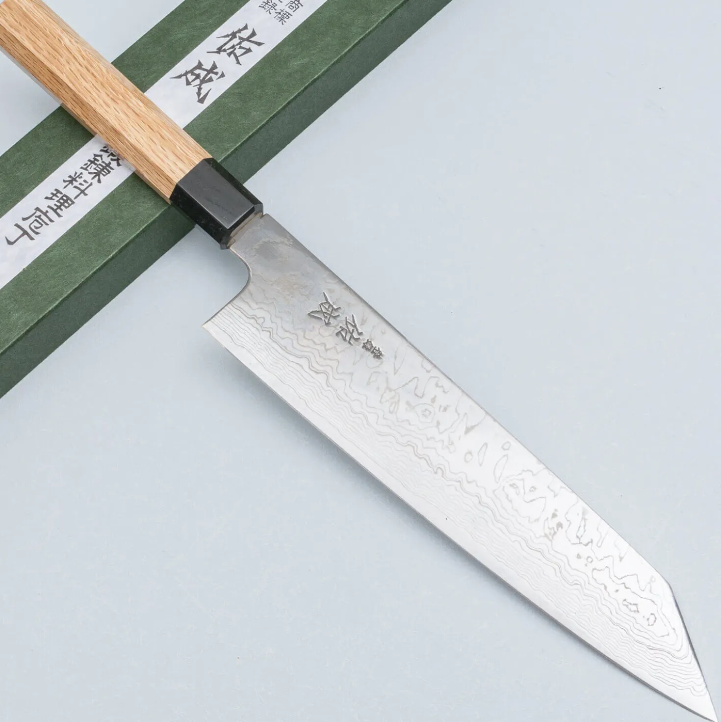 Sukenari SG-2 Damast Oak Kiritsuke 24 cm
