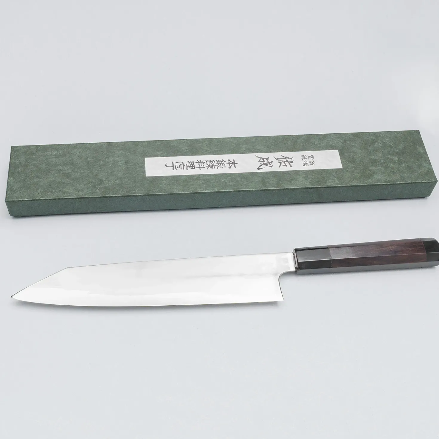 Sukenari Shirogami #2 MIzu-Honyaki Kiritsuke Gyuto 27 cm