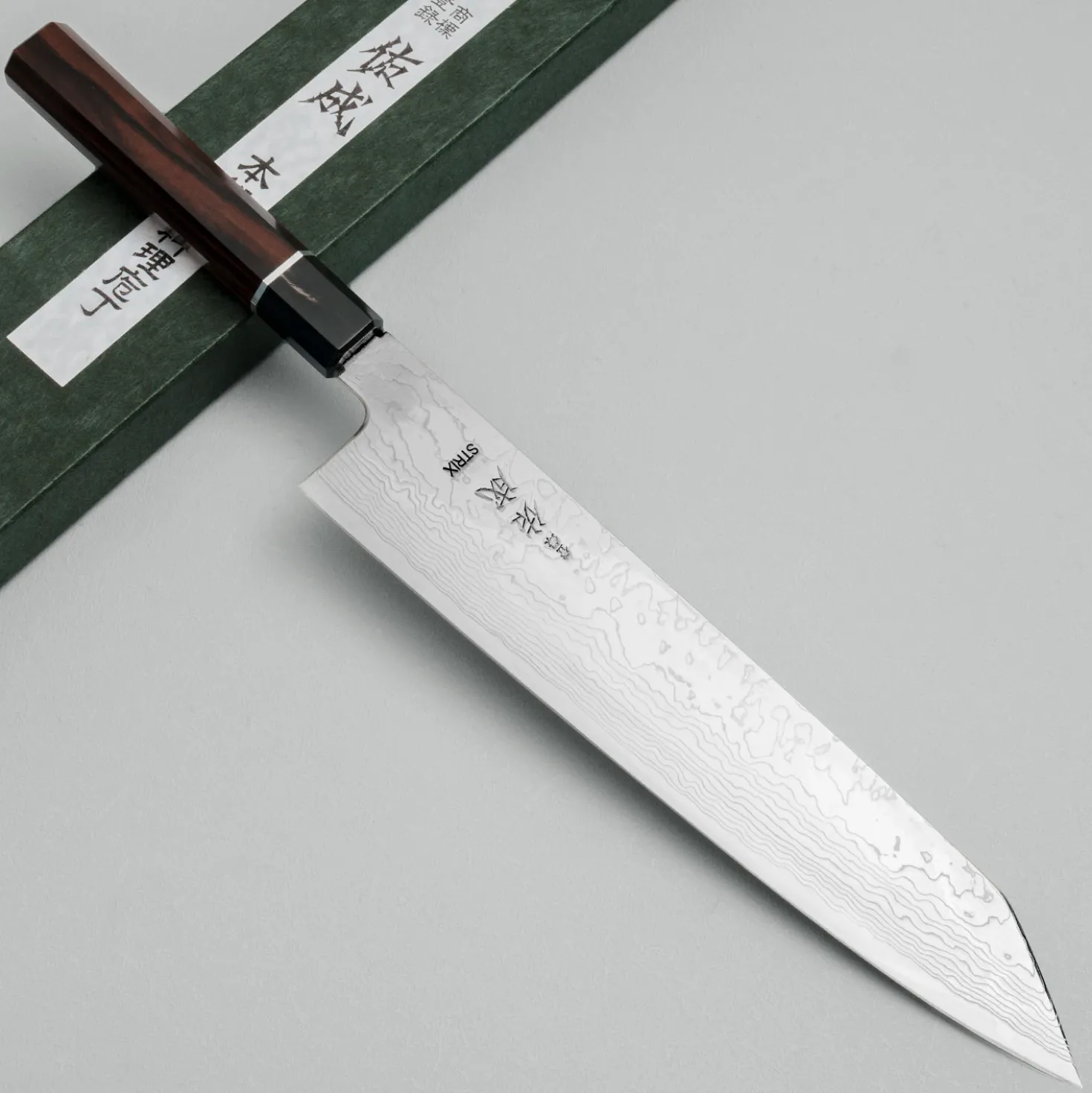 Sukenari STRIX Damast Ebony Kiritsuke Gyuto 27 cm