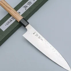 Sukenari STRIX Damast Gyuto Oak 21 cm