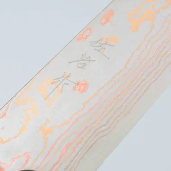 Takeshi Saji Aogami #2 Rainbow Cowhorn Santoku 18 cm