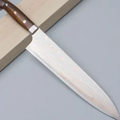 Takeshi Saji Rainbow Aogami Ironwood Gyuto 24 cm