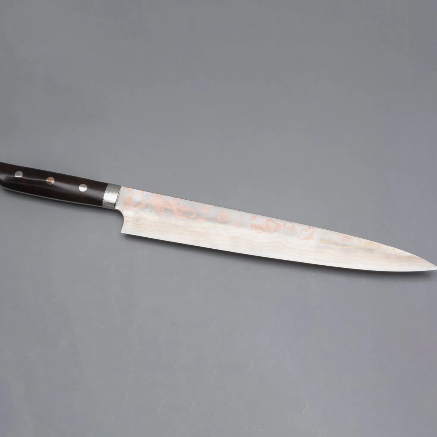 Takeshi Saji Rainbow Aogami Ironwood Sujihiki 27 cm