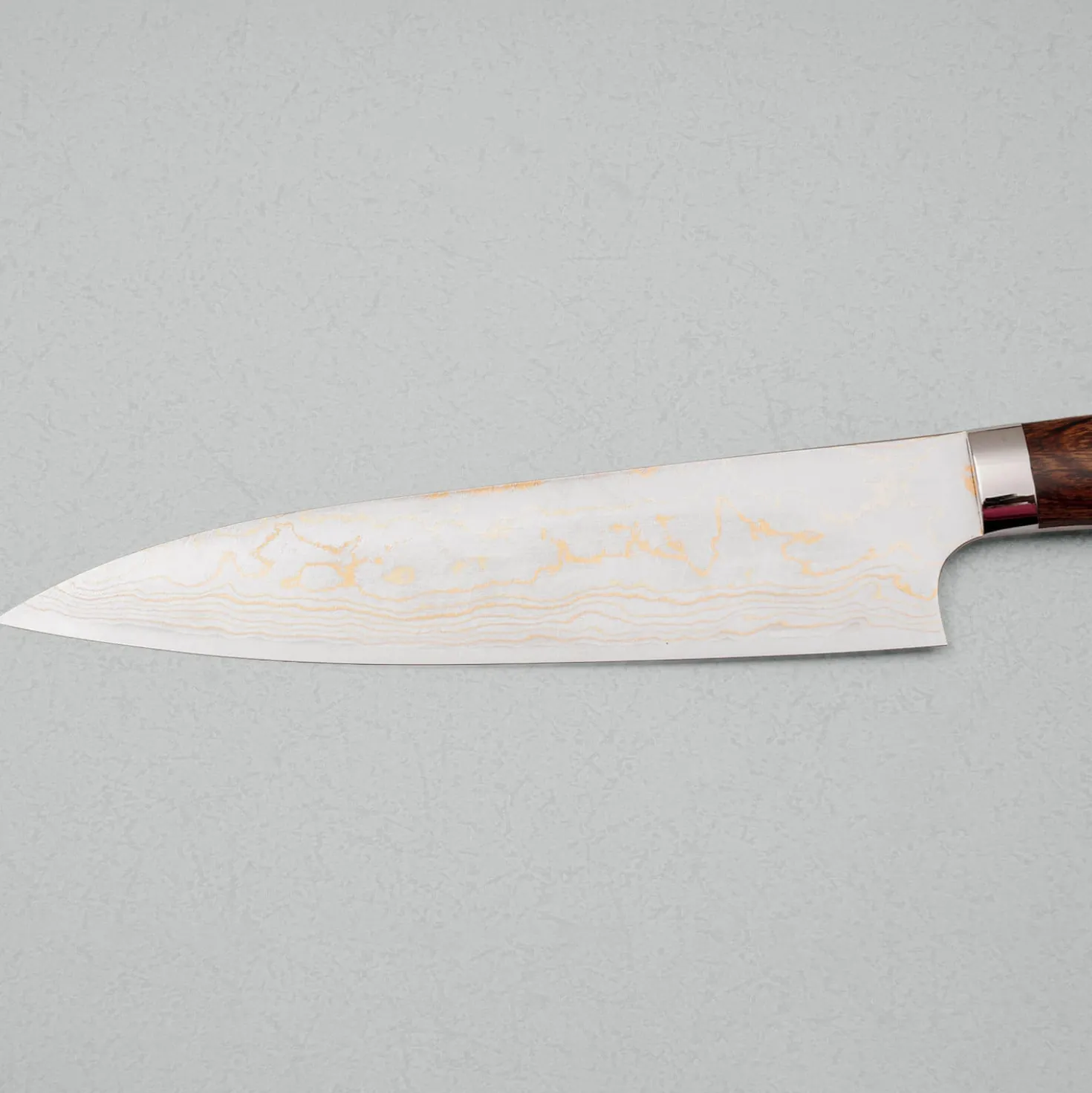 Takeshi Saji Rainbow Aogami Ironwood Gyuto 21 cm