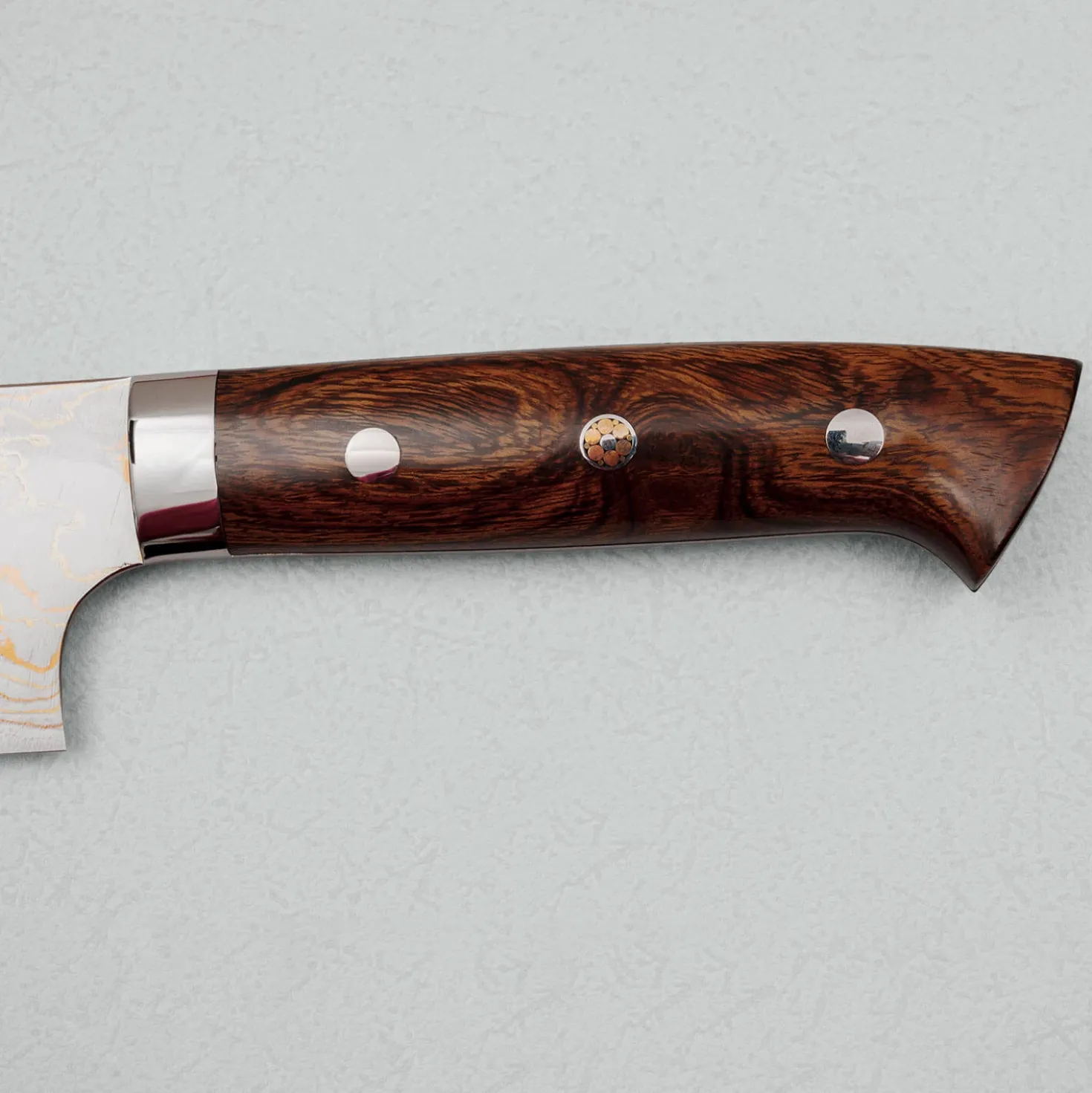Takeshi Saji Rainbow Aogami Ironwood Gyuto 21 cm