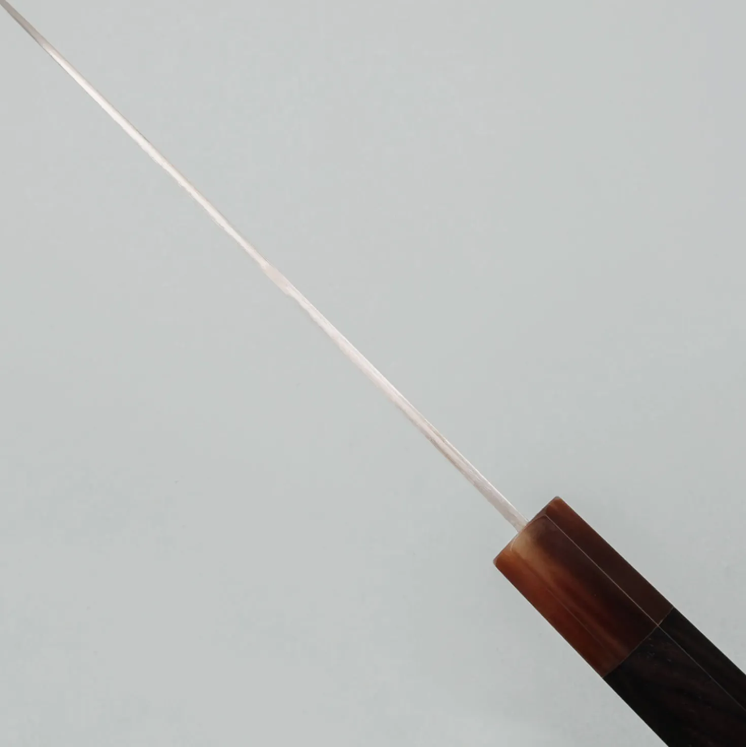 Takeshi Saji Rainbow Aogami Wa Ebony Hoorn Santoku