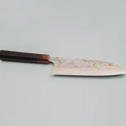 Takeshi Saji Rainbow Aogami Wa Ebony Hoorn Santoku