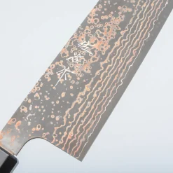 Takeshi Saji Rainbow Nickel VG10 Oak Gyuto 24 cm