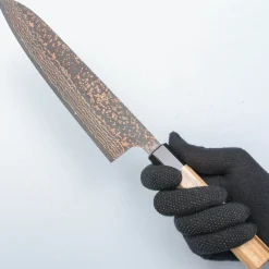Takeshi Saji Rainbow Nickel VG10 Oak Gyuto 24 cm
