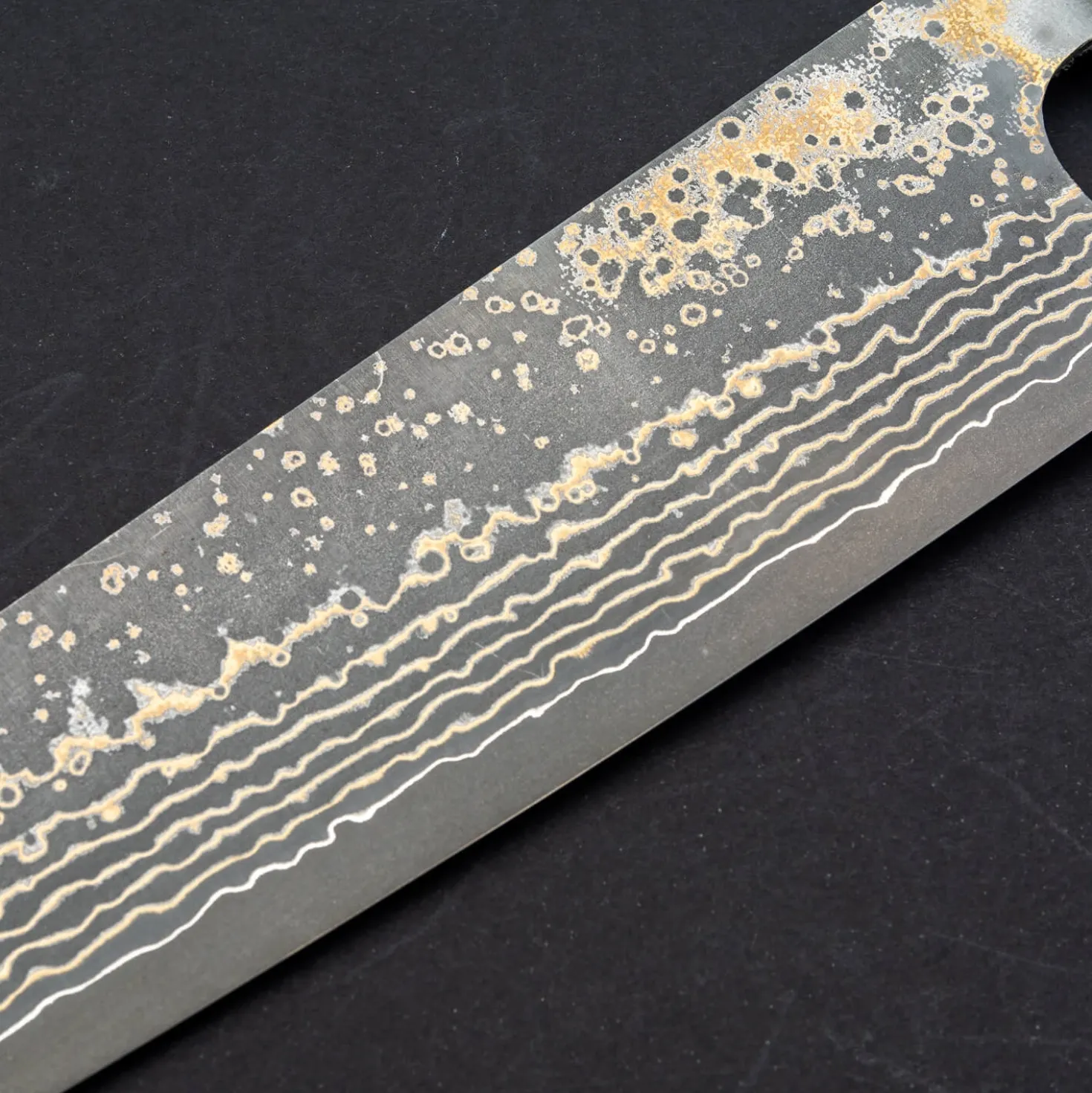 Takeshi Saji Rainbow Nickel VG10 Gyuto 21 cm