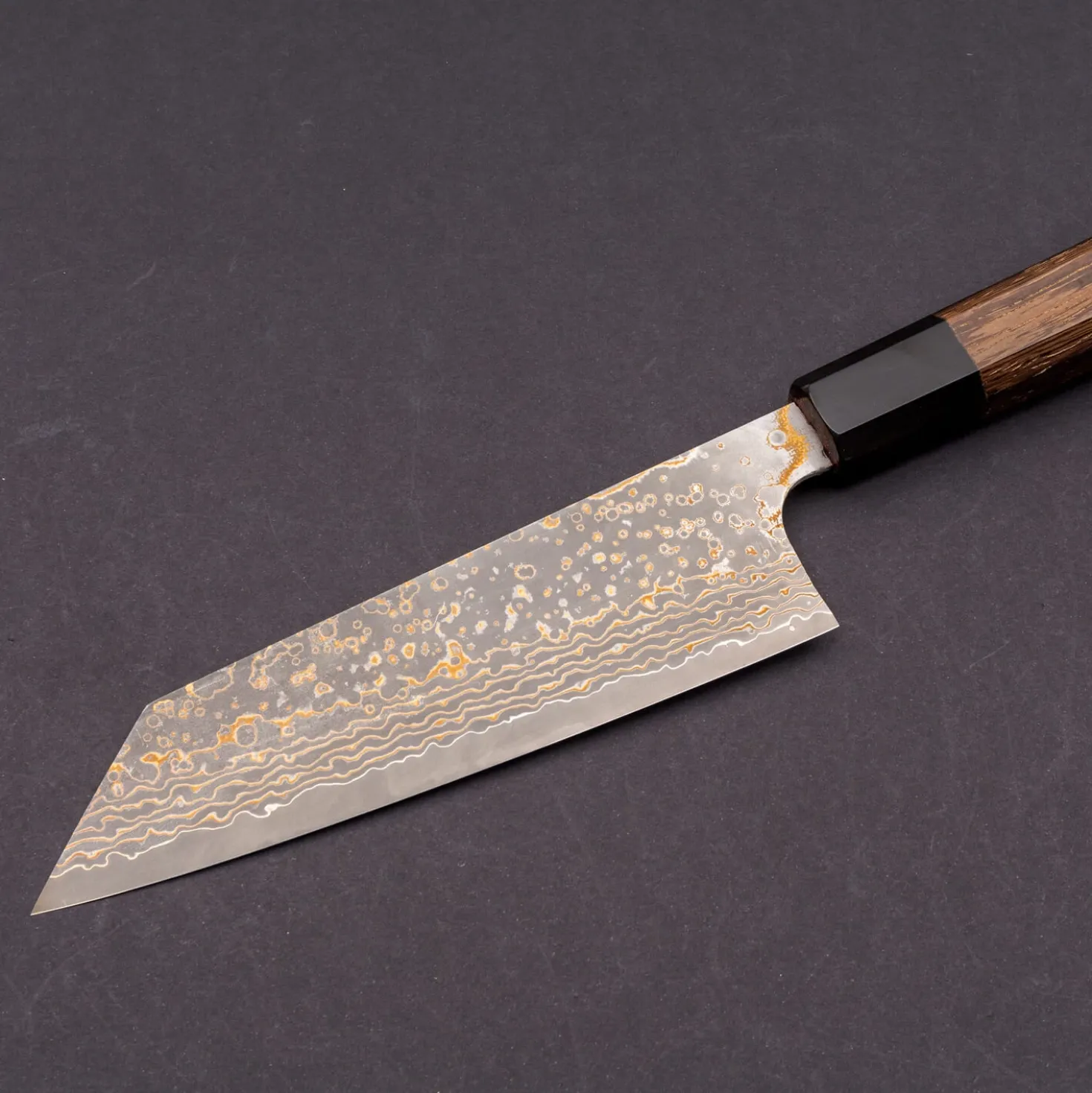 Takeshi Saji Rainbow Nickel VG10 Bunka 16 cm